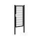 Hillfence metalen enkele poort Premium-line inclusief slot, 100 x 180 cm, zwart. Hillfence metalen enkele poort Premium-line inclusief slot, 100 x 180 cm, zwart.