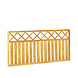 Woodvision Rechthek met trellis 180 x 90 cm. Woodvision Rechthek met trellis 180 x 90 cm.