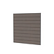 Woodvision Composiet scherm, 181,5 x 181,5 cm, bruin. Woodvision Composiet scherm, 181,5 x 181,5 cm, bruin.