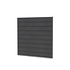 Woodvision Composiet scherm, 181,5 x 181,5 cm, antraciet. Woodvision Composiet scherm, 181,5 x 181,5 cm, antraciet.