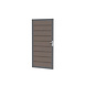 Woodvision Composiet deur in aluminium frame 90 x 183 cm, bruin. Woodvision Composiet deur in aluminium frame 90 x 183 cm, bruin.