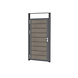 Woodvision Aluminium kozijnset, 2 palen + 1 bovenregel t.b.v composiet deur. Woodvision Aluminium kozijnset, 2 palen + 1 bovenregel t.b.v composiet deur.