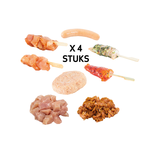 Tante Door kip Gourmet Pakket 7x4 st Tante Door kip Gourmet Pakket 7x4 st