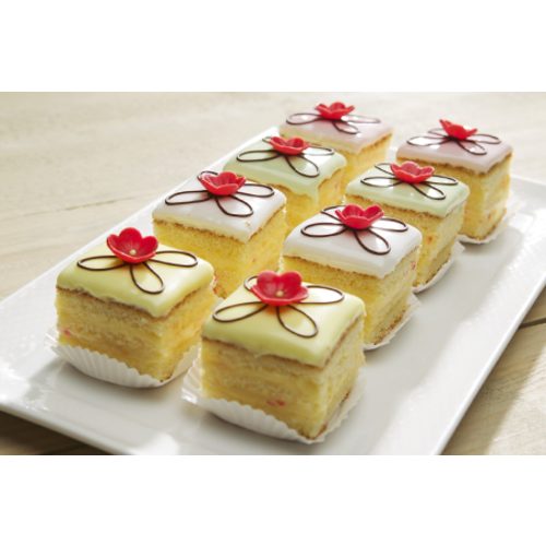 Echte Bakker Arjan Petit Four Marsepein p/st Echte Bakker Arjan Petit Four Marsepein p/st