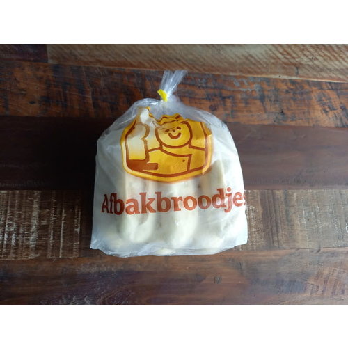 Echte Bakker Arjan Afbak Pistolets Wit 6st Echte Bakker Arjan Afbak Pistolets Wit 6st