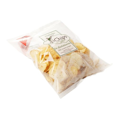 De Groenteboer Hoeksche Chips Zwarte Peper 150gr De Groenteboer Hoeksche Chips Zwarte Peper 150gr