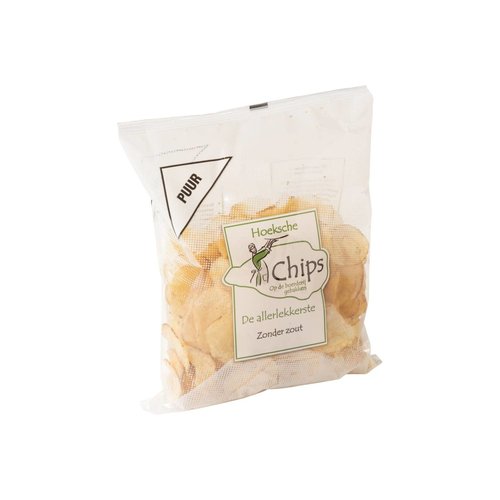De Groenteboer Hoeksche Chips Puur 150gr De Groenteboer Hoeksche Chips Puur 150gr