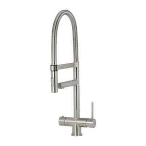 HotSpot Titanium Flex XL Stainless Steel Effect Tap