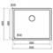 HotSpot Titanium RVS spoelbak (50 x 40 cm)