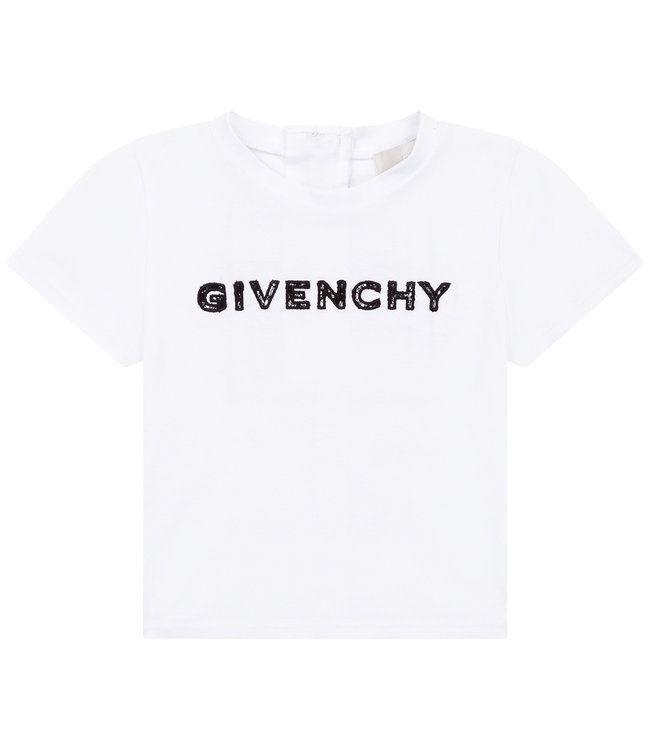 Givenchy wit t-shirt met kanten detail - Lolly Pop Kindermode