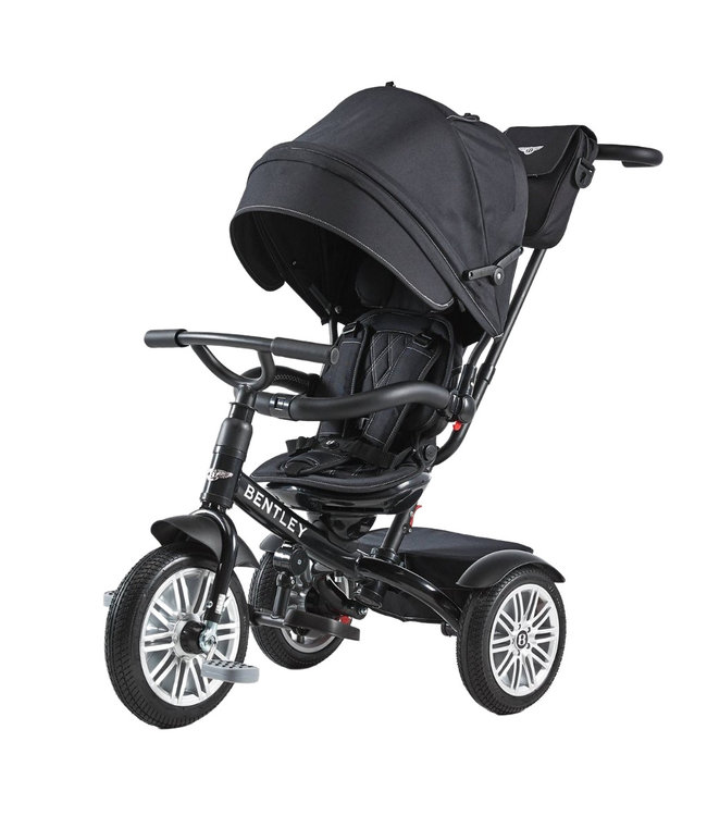 Bentley tricycle buggy zwart 6 in 1 - Lolly Pop Kindermode