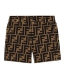 Fendi Shorts with FF all-over logo