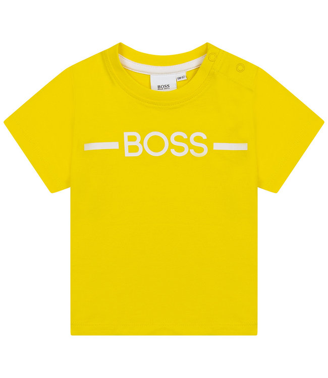 boss yellow t shirt