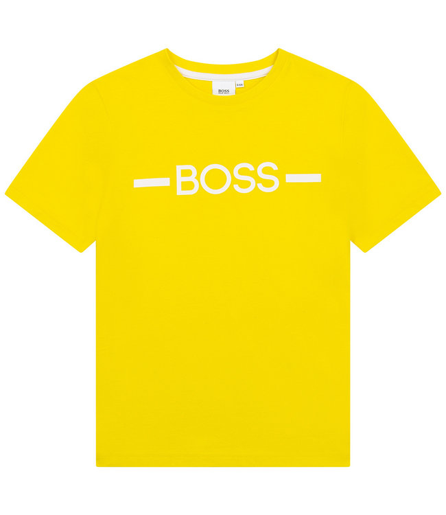 boss yellow t shirt