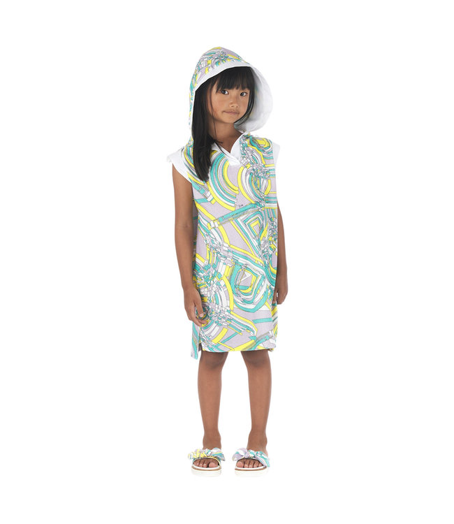 Herhaal importeren Uitdrukking Pucci groene badstoffen jurk met print - Lolly Pop Kindermode