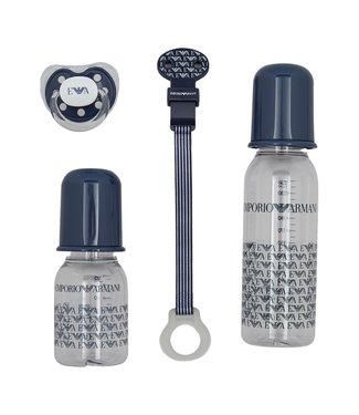 Emporio Armani Bottle set + pacifier