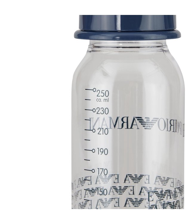 Emporio Armani Bottle set + pacifier with logo