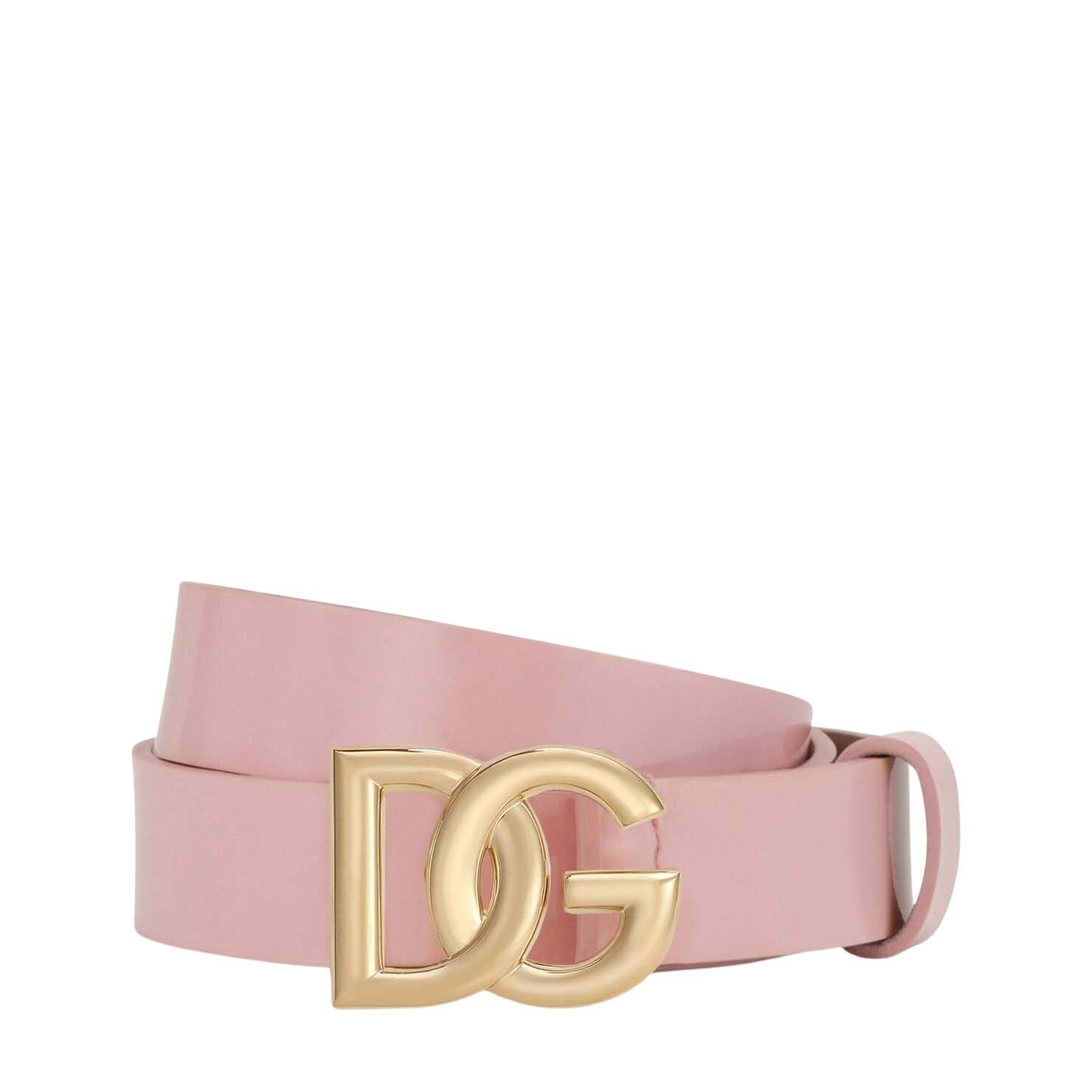 archief gebaar Fonetiek Dolce & Gabbana - Logo Belt - Continuativo - Pink 1 - Lolly Pop Kindermode