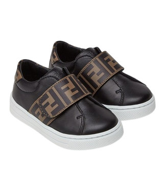 Fendi Fendi Sneaker Vitel  FF Tabacco Nero