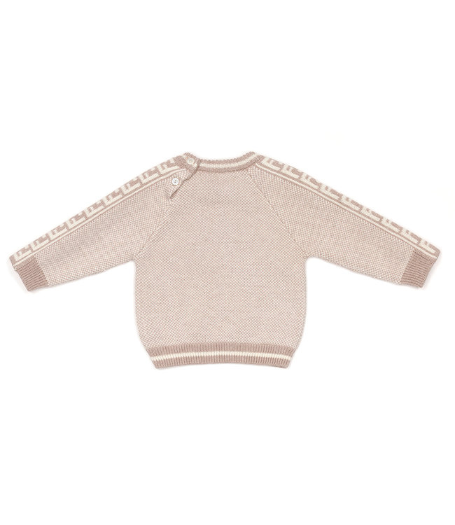 Fendi Fendi Girocollo Bunx Denim Effect K Beige Baby