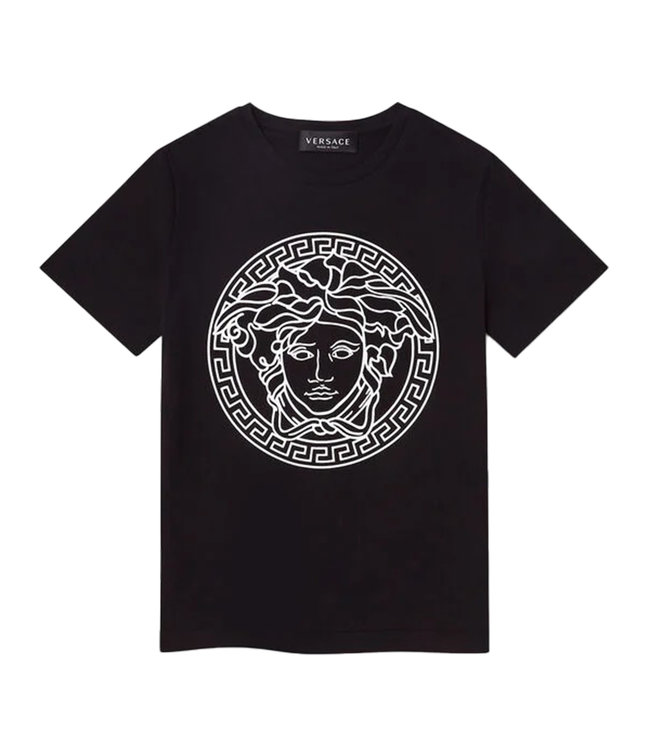 black and white versace t shirt