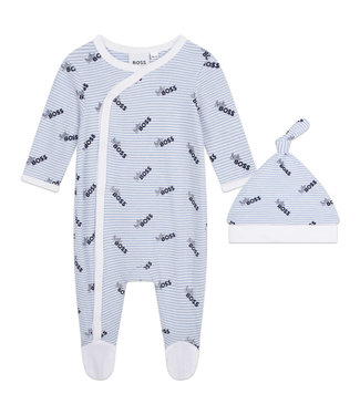 BOSS Boss Set Pyjama Muts Licht Blauw J98406_77A