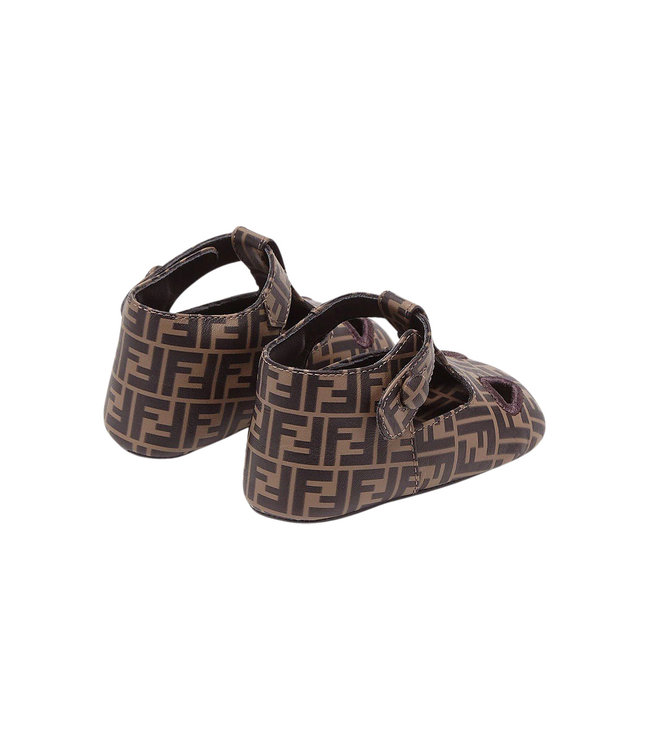 Fendi Fendi Scarpina Unisex Pelle FF Zucca