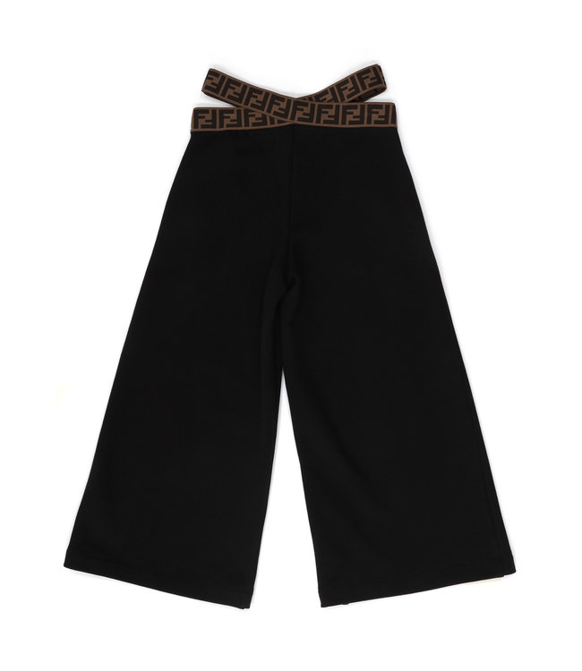 Fendi Fendi Pantalone Felpa Black Zucca