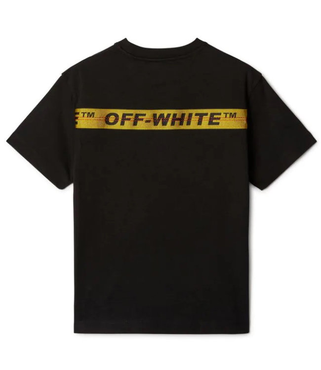 Off White Off White Logo Industrial Tee Black Yellow