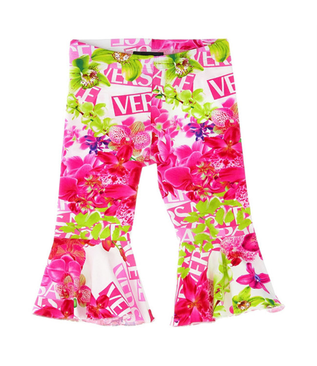 versace leggings pink