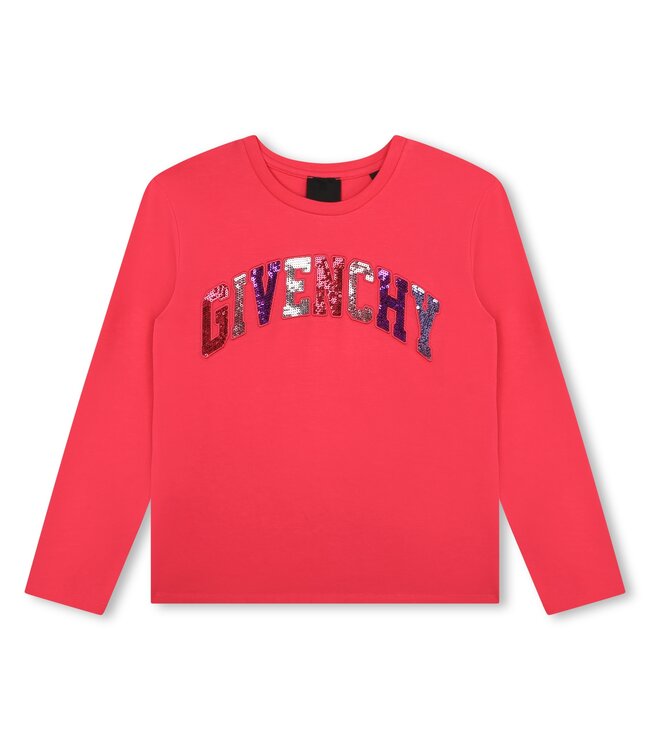 Givenchy Givenchy T-Shirt Lange Mouwen Rose Pep's H15340_49N