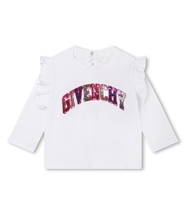 Givenchy Givenchy T-Shirt Lange Mouwen Wit H05284_10P