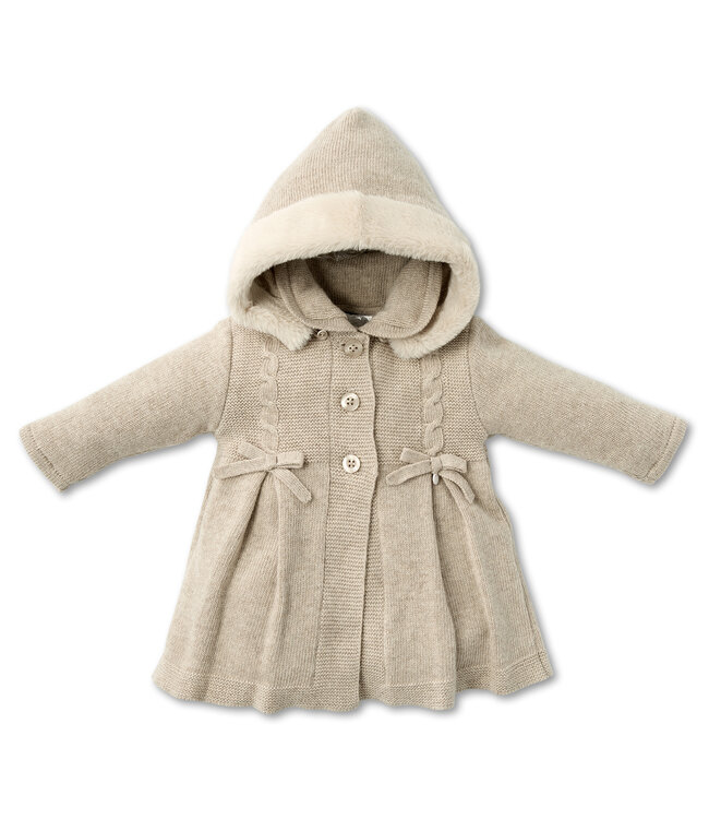 First First G Knitted Trenchcoat Beige