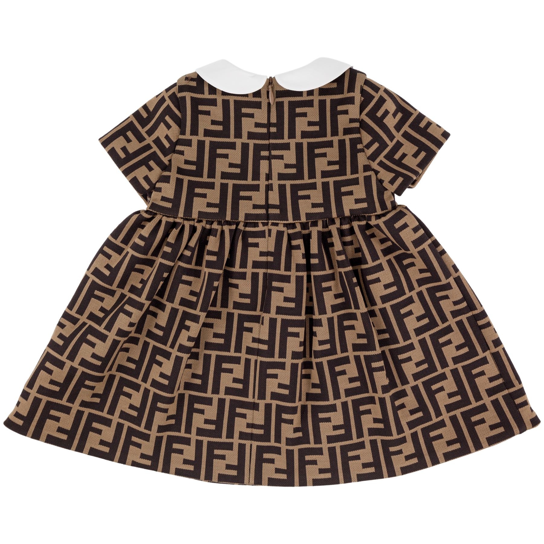 Fendi Bermuda in cotone con fantasia logo FF JMF461-AQSL