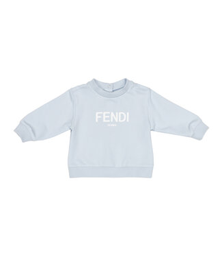 Fendi Fendi Felpa Felpina Stretc Azzurro Baby BUH054_8RA_F19J4