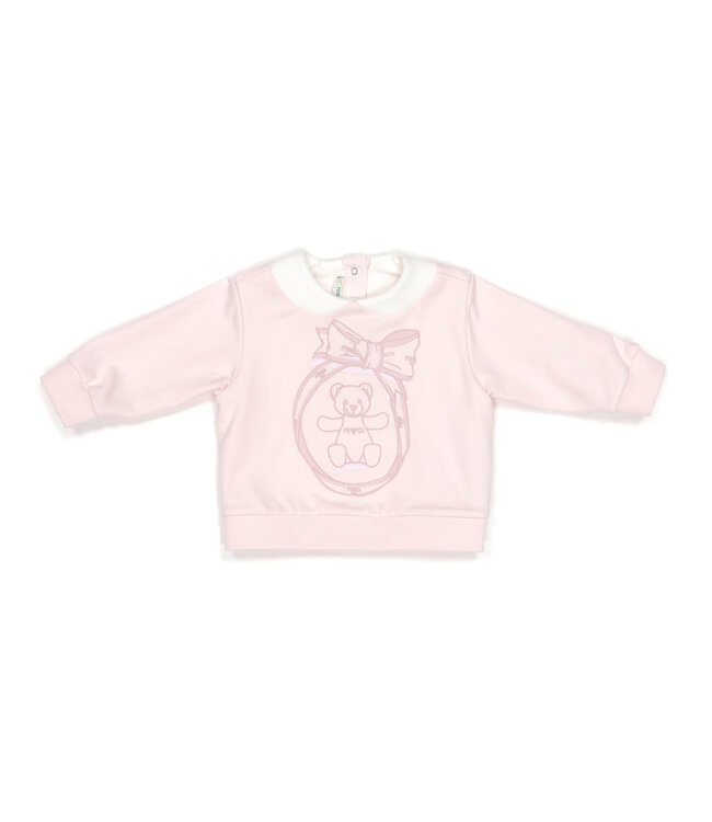 Fendi Fendi Felpa Felpina Stretc Rosa Baby BFH064_8RA_F0C11