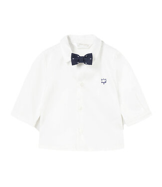 Mayoral Mayoral Long Sleeve Shirt And Bowtie White 2165_96