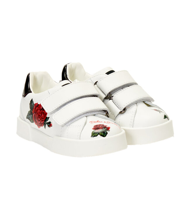 Dolce & Gabbana Dolce & Gabbana Low-Top Sneakers Scritte Bianco HWF57