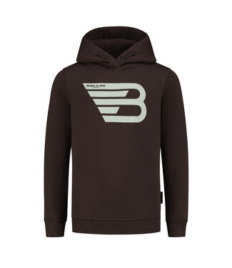 BALLIN Amsterdam Ballin Amsterdam Hoodie With Frontprint Brown 23037303 23037303