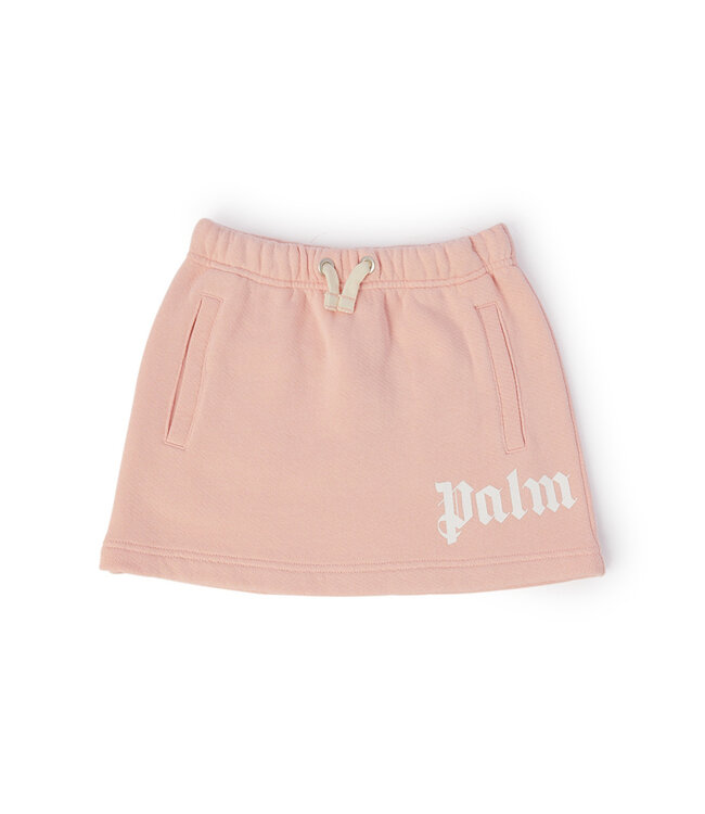 Palm Angels  Palm Angels Classic Overlogo Sweat Skirt Pink White PGCK001C99FLE0013001