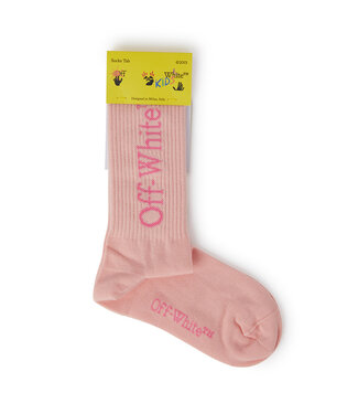 Off White Off White Off White Arrow Socks Pink Fuchsia OGRA003F23KNI0013032