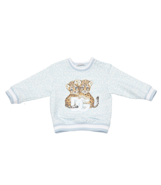 Dolce & Gabbana Dolce & Gabbana Sweatshirt Bianco Azzurr HCXCA