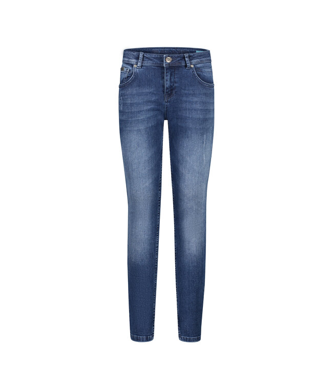 BALLIN Amsterdam Ballin Amsterdam The Diago Skinny Fit Jeans Denim Mid Blue The Diago K1102