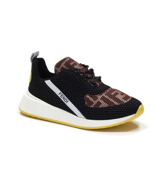 Fendi Fendi Sneaker Unx Mix Ret Tecn Re FF Nero Bianco JMR442_AM50_F150H