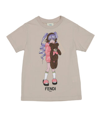 Fendi Fendi T-Shirt Jersey Tinto Semolino JFI296_7AJ_F1B2Y