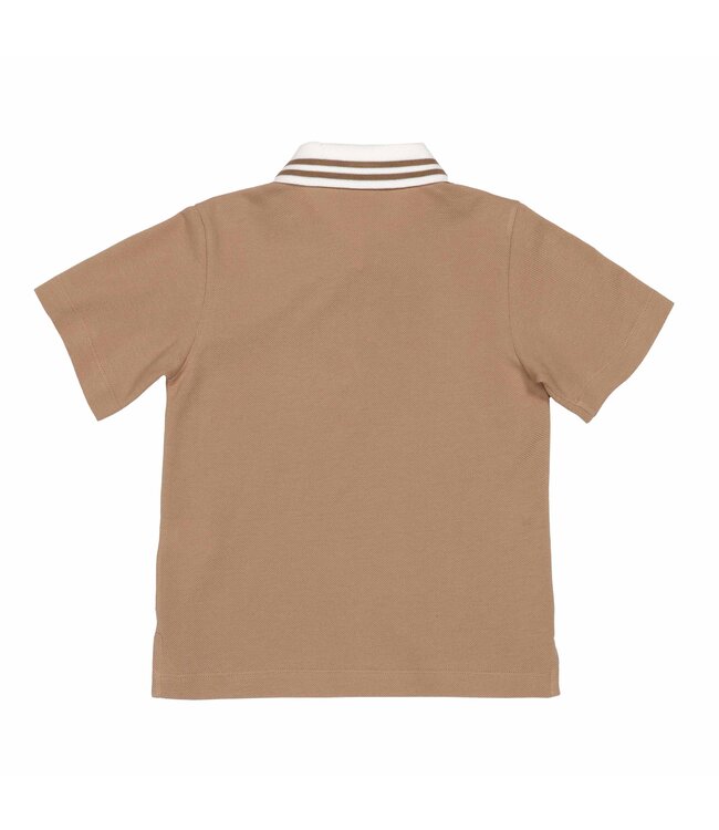 Fendi Fendi T-Shirt Cotone Piquet Semolino JMI417_AVP_F1B2Y