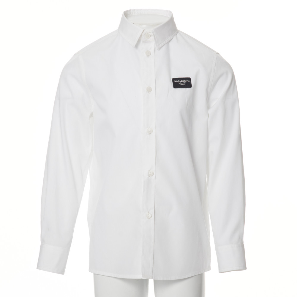 Dolce Gabbana Shirt Optical White Essential Lolly Pop Kindermode