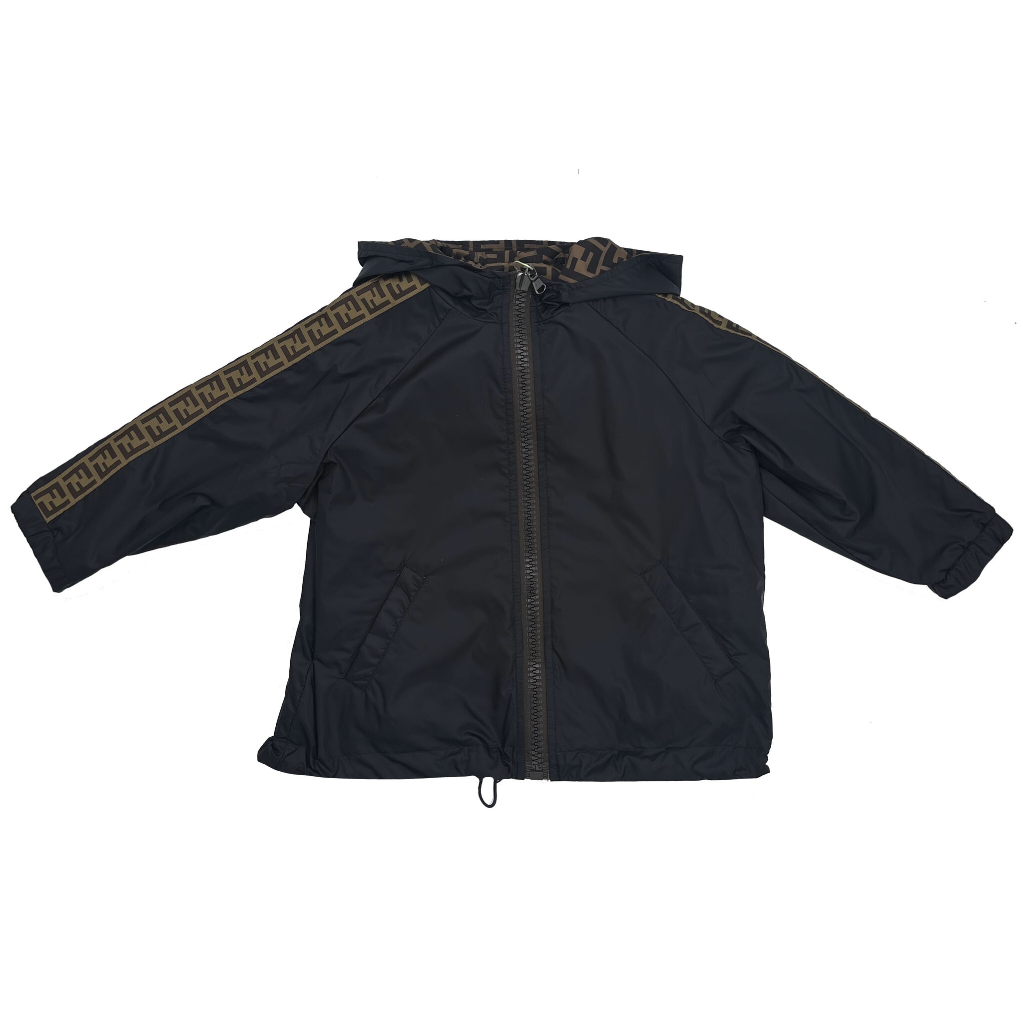 FENDI FFキャンバス Go-To ジャケット Fendi Go-To canvas jacket with all-over FF pattern - Black