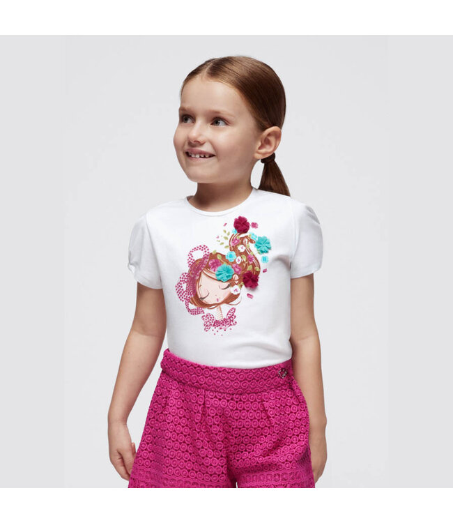 Mayoral Mayoral Short Sleeve T-Shirt Fuchsia 3080_19