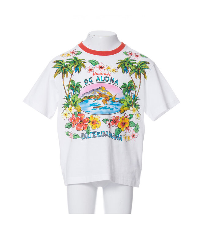 Dolce & Gabbana Dolce & Gabbana T-Shirt Hawai Panna Surf Camp